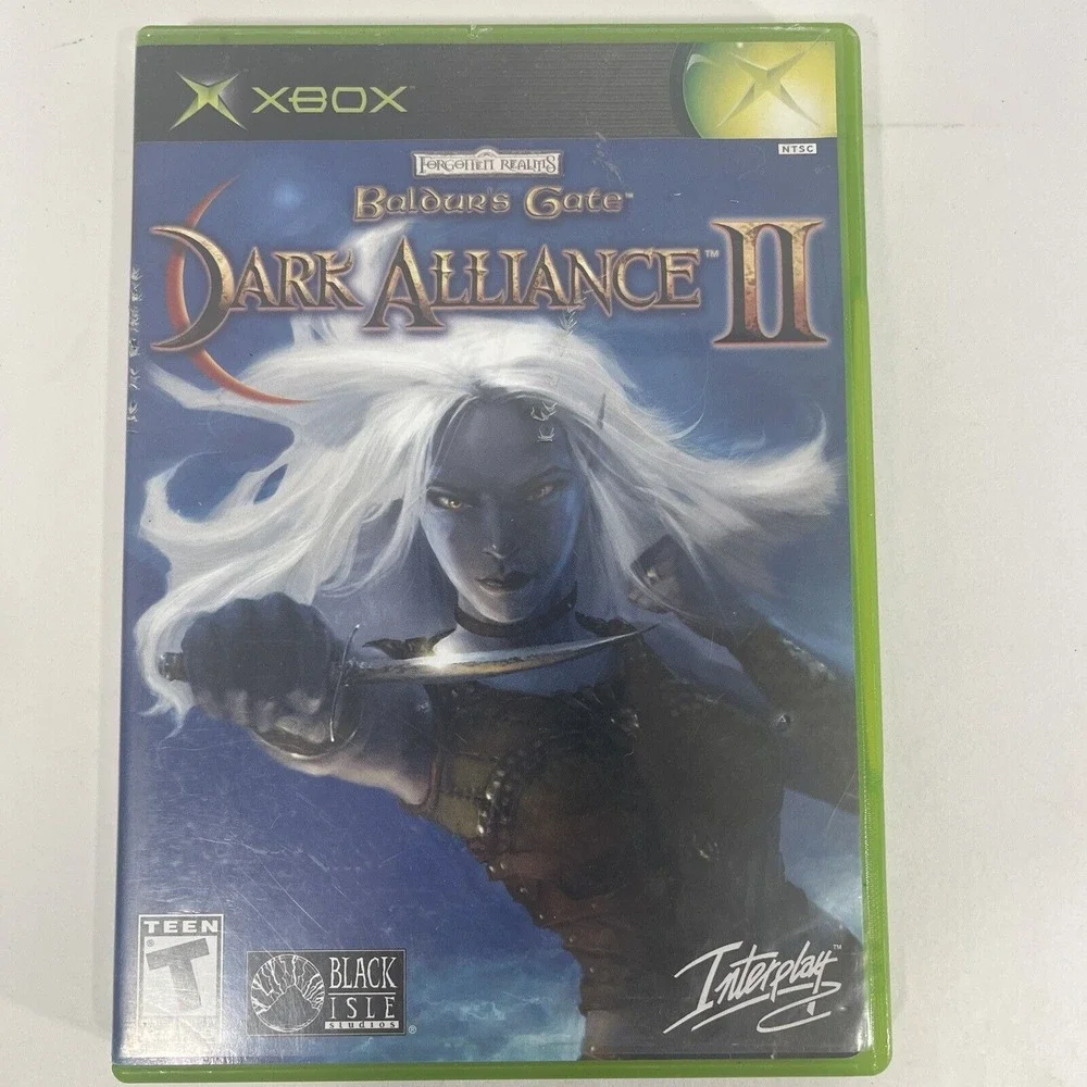 Baldur's Gate: Dark Alliance II Microsoft Xbox 2004 Completewith‎ Manual